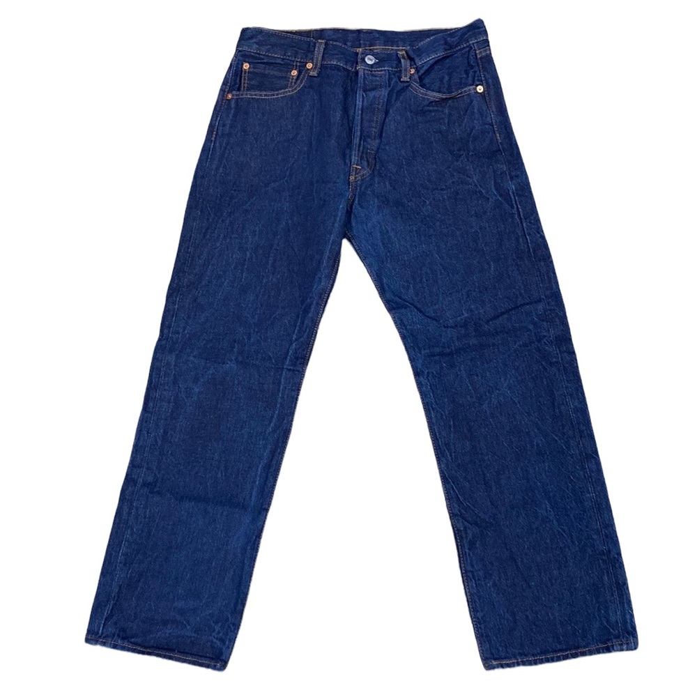 Levi’s 501 Button Fly Jeans, BNWOT, Dark Blue Wash